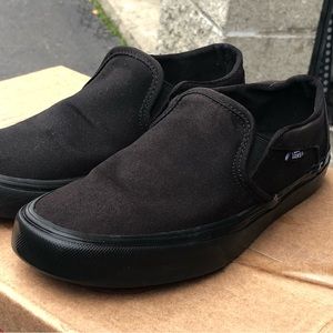 VANS 508731 Women’s BLACK SLIP-ON Athletic SHOES Size 7.5